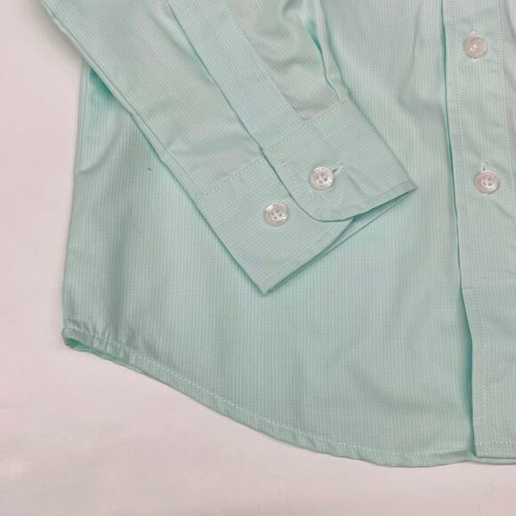 NWT Properly Tied Size YS (8) Seafoam Fishing Shirt - Picture 3 of 6